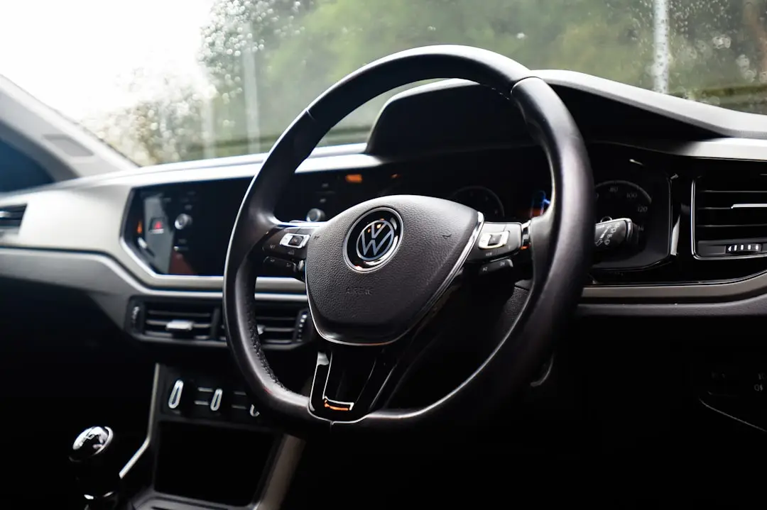 Local taxi service interior